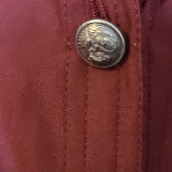 Maroon long sleeved blouse - Picture 5 of 10